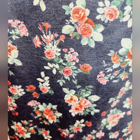 28. NWT Boohoo Plus Size Off Shoulder Floral Dress - Picture 4 of 6